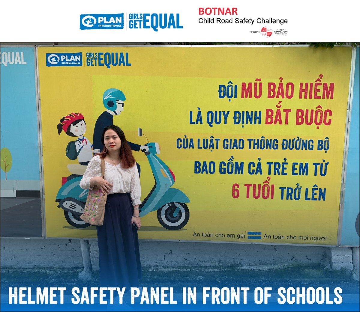 PlanVietnam's tweet photo. With the support from @grspartnership, in June, Plan International Vietnam collaborated with the Hanoi University of Public Health to initiate an observational study and interviews on the matter of children wearing helmets in Thai Nguyen city, Vietnam
#BCRSC #childroadsafety https://t.co/YZaQLIHFMt