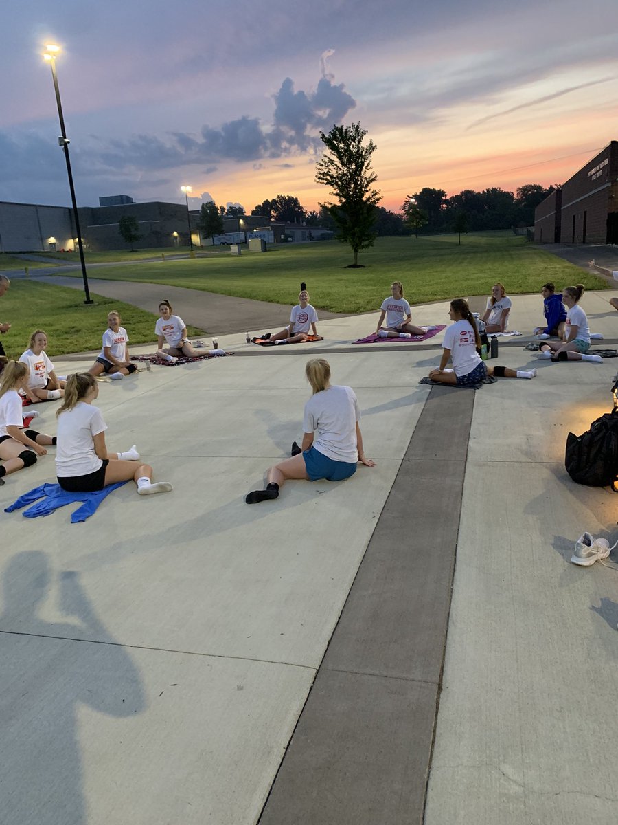 5:30 am sunrise workout… no big deal. Another day and another step in establishing our culture #tendtheroot
