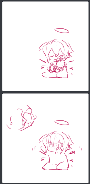 this got saved in reverse and now just looks like i'm stealing toys from baby exe 
