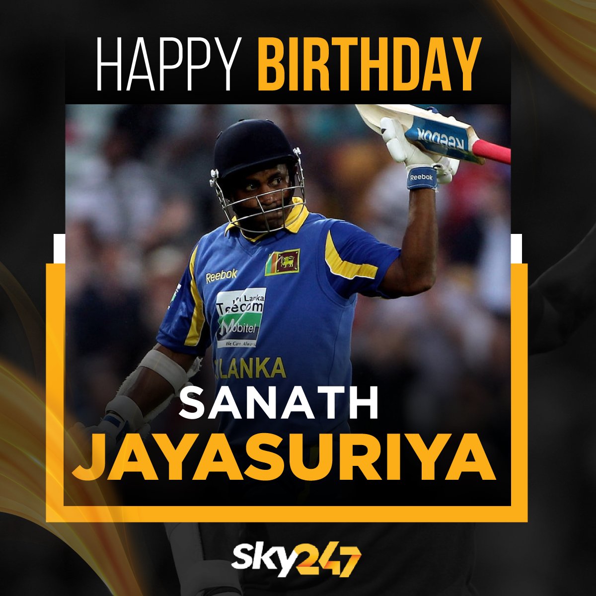 Wishing Sri Lankan legend Sanath Jayasuriya a very happy birthday.    