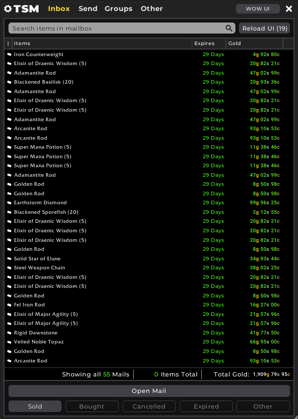 Manafountain's tweet photo. Its been a while.. How are you all doing? TBC Classic has been a rollercoaster, a blast from the past for me!  Here is a look at todays daily mailbox 🤓 #worldofwarcraft #tbc #classictbc #tbcc #dailymailbox #goldmaking https://t.co/kTwzXlkfjX
