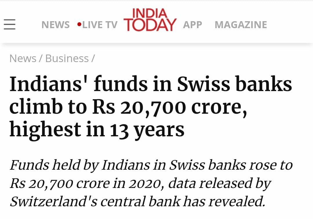 LogicallyAsking's tweet photo. मोदी ने 2014 के चुनाव प्रचार के दौरान लोगों को लोलीपॉप दिया था कि मुझे वोट दो मे सरकार बनते ही 100 दिनों के अंदर विदेशी बैंकों मे पढे काले धन को वापिस लाऊंगा मगर यह झूठा इनसान सौ दिन कया सात सालों मे एक फूटी कौड़ी नहीं ला सका। https://t.co/AHUlDAO87o