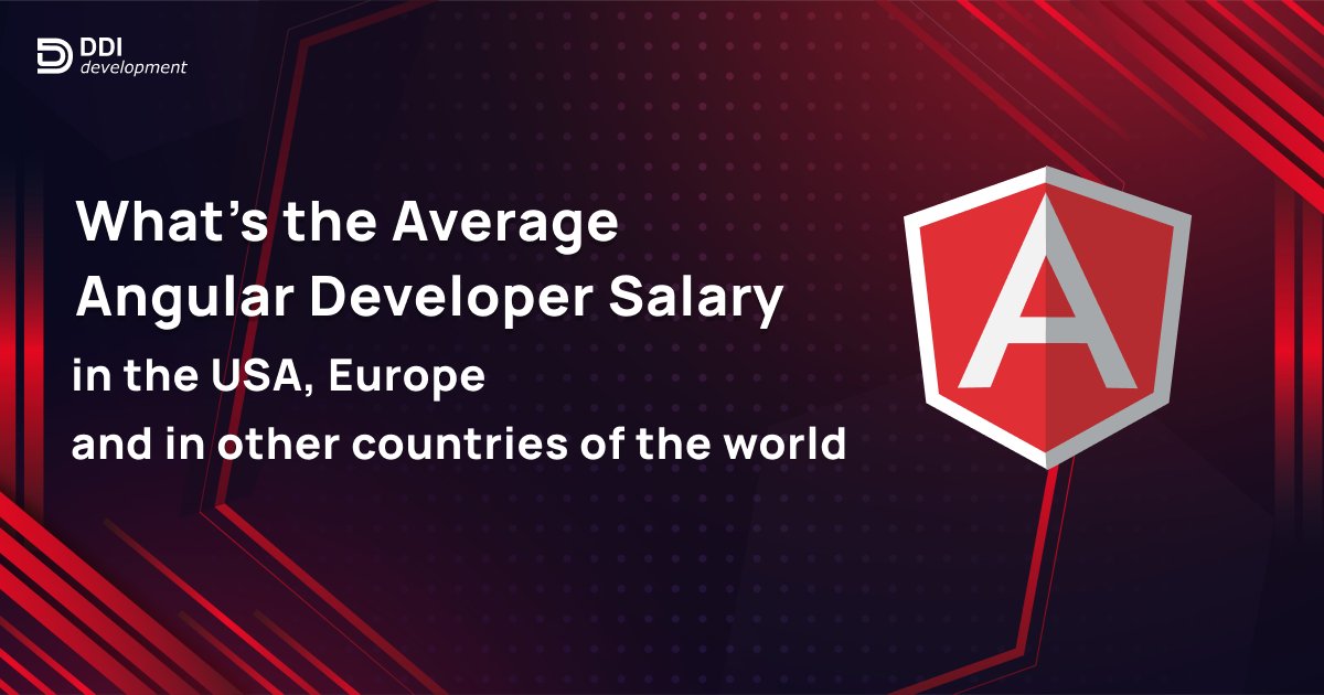 DDI_Development's tweet image. Global business environment allows cooperation with people from any country of the world. If you are considering hiring abroad, here's our latest research on Angular developers’ salaries worldwide. 
ddi-dev.com/blog/programmi…
#angular #hireangulardevelopers #angulardevelopers