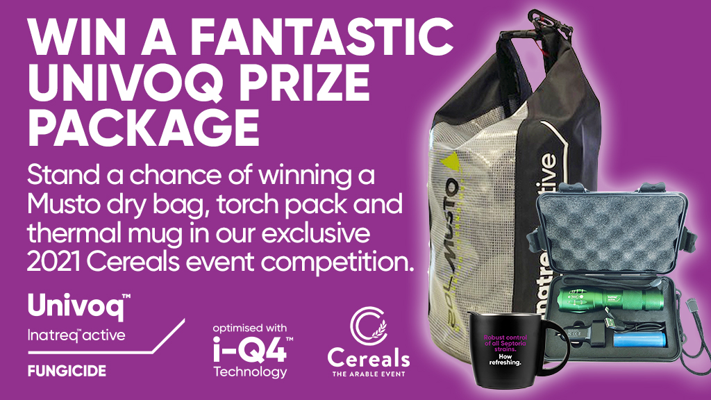 CortevaUK's tweet photo. Hope everyone has a fab 2 days at @CerealsEvent.
Stand a chance of winning 1 of 10 #Univoq™ prize bundles. 
🎁 BONUS!  Enter by 3pm today to be our first early winner, to be announced at 4pm. Quote #Cereals2021.
Enter here 👉 https://t.co/rRtdP1f1yt https://t.co/ibyC1z33bP
