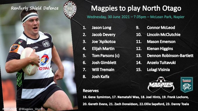 hawkes bay magpies rugby jersey