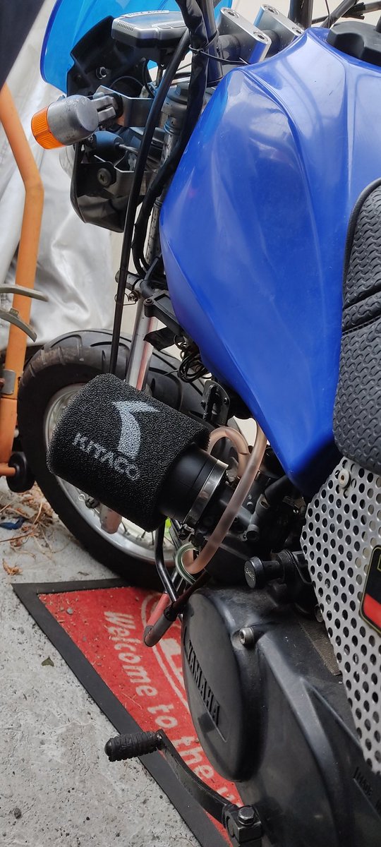 mininjer_223R's tweet photo. PW80復活のため
キタコのパワフィル導入。
昔からスポンジタイプが好き♪
#キタっ子
#PW80 https://t.co/EpsNrLwrOg