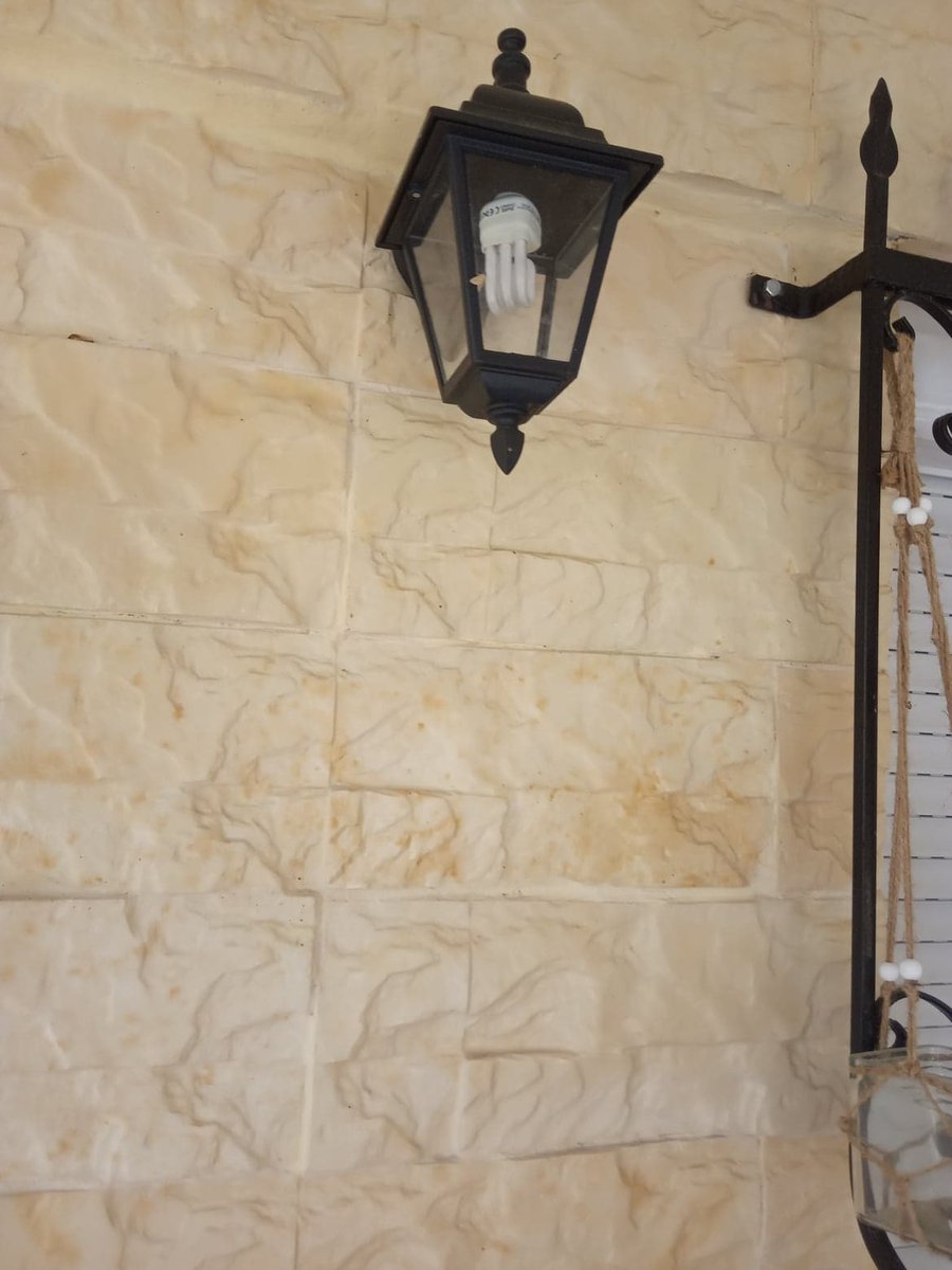 Perlostone's tweet image. Ετος 2013,Εφαρμογή Perlomarmo®0.17x0.69 σε υφιστάμενη τοιχοποιία
Πριν την εφαρμογή του Perlomarmo®, εμφάνιση μούχλας(στην εσ.παρειά της εξ.τοιχ.)
Ετος 2021 η κατάσταση παραμένει αναλλοίωτη, χωρίς καμία παρέμβαση από τους ιδιοκτήτες, χωρίς μύκητες &amp;amp; με εξοικονομηση ενέργειας!!!!!