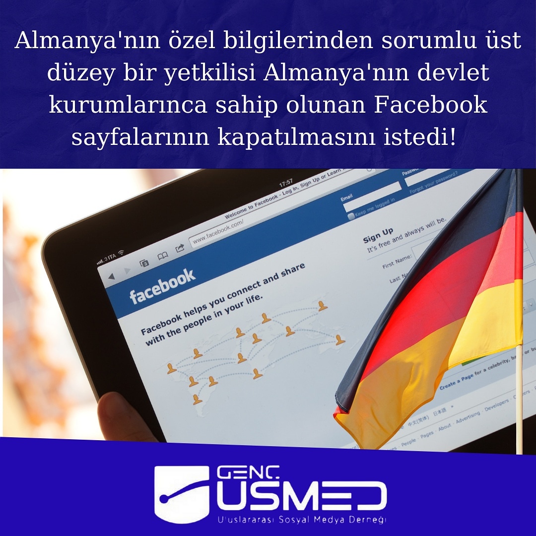 #Almanya'nın #Facebook'tan ayrılmasının istenmesinin nedeni olarak Facebook'un gizlilik politikalarının güvensizliği öne sürüldü.