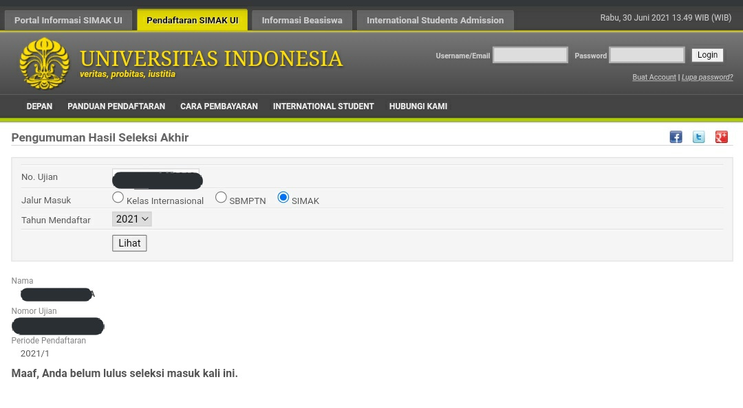 zaxary_'s tweet image. Heheh. Kesekian kalinya ditolak PTN. Terimakasih PTN karena sudah memotivasi 1th terakhir ini. Semoga PTS bisa menerimaku dan PTS adalah jalan yang terbaik dari Tuhan untukku. Bye PTN aku menyerah ;)).

#simakui 
#SIMAKUI2021