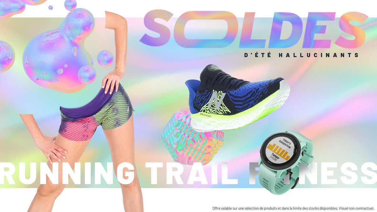 ✨ SOLDES : des prix hallucinants 🤪

Tenez-vous prêts pour les bonnes affaires sur des milliers d’articles Running, Trail, Fitness, Outdoor et Triathlon ➡️ et9.etr.im/2jcb