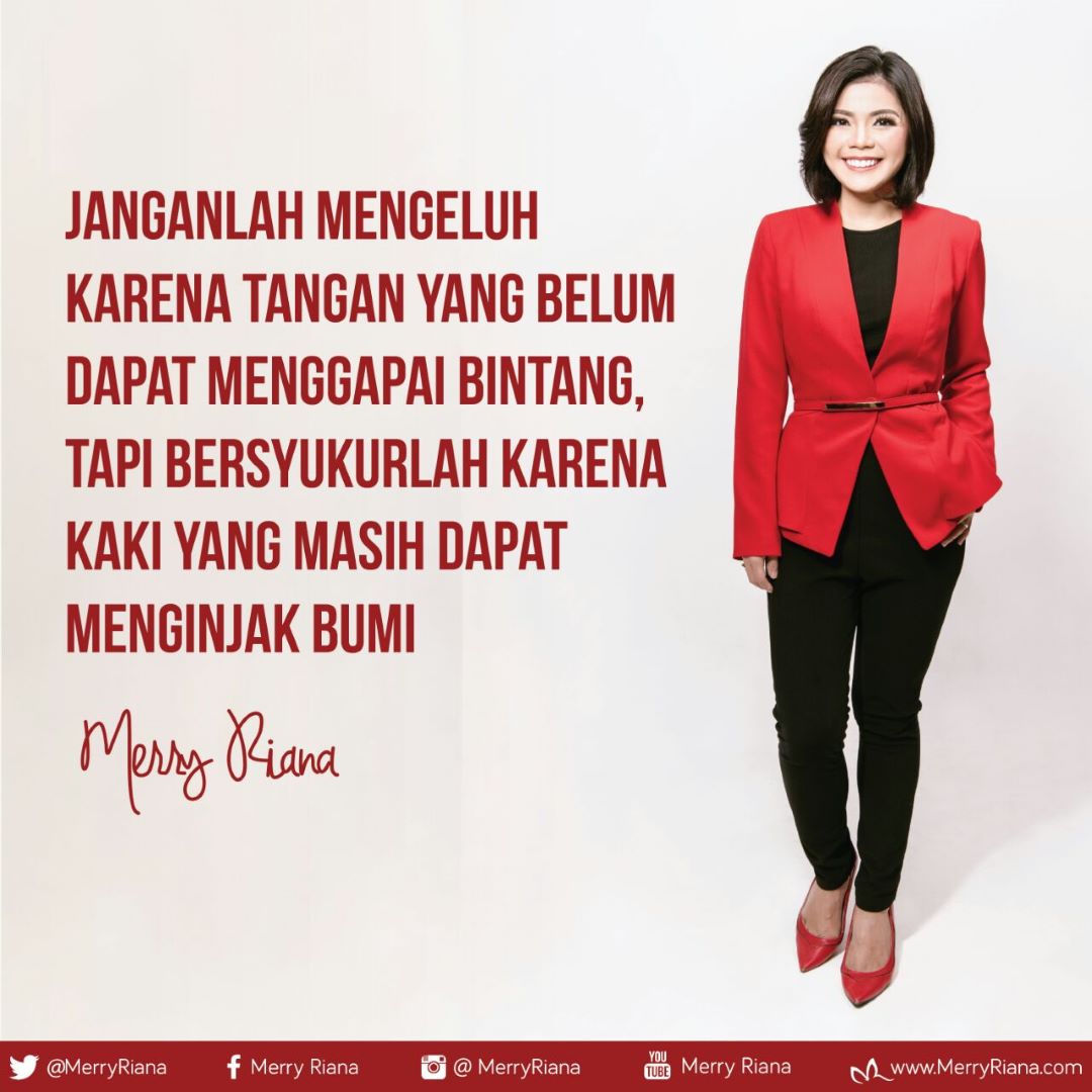 MerryRiana's tweet photo. Janganlah mengeluh karena tangan yang belum dapat menggapai bintang, tapi bersyukurlah karena kaki yang masih dapat menginjak bumi.

Sudahkah kamu bersyukur hari ini?
SHARE di kolom KOMENTAR ya :)

#MerryRiana #Motivasi #Inspirasi https://t.co/pDFLw5an0s