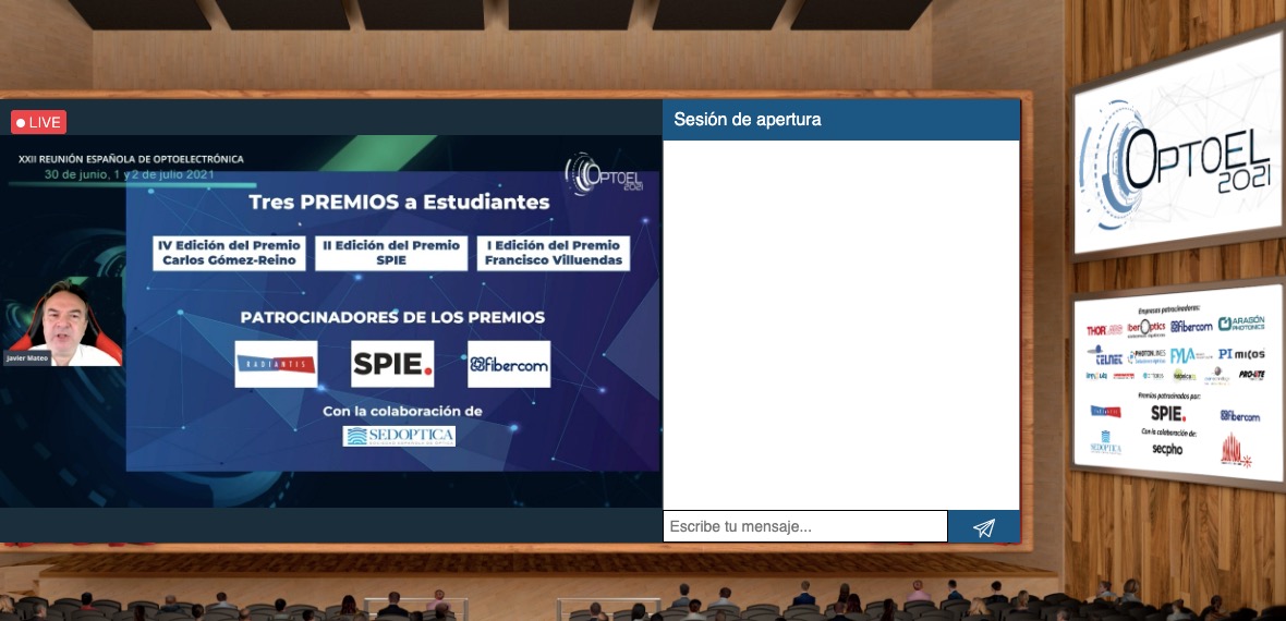 optoel21's tweet photo. Estos son los patrocinadores de los premios de este año #optoel2021
@radiantis01 #fibercom @SPIEtweets
Con la colaboración de:
@sedoptica https://t.co/c0TxYhxeNn