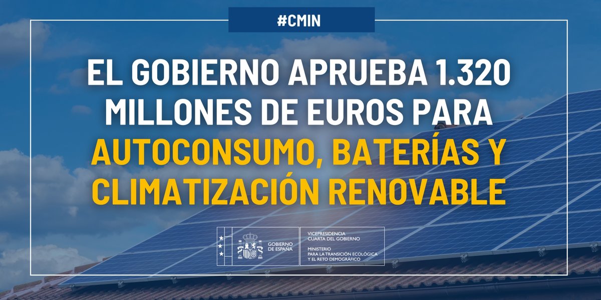 Se publica RD 477/2021 que regula la concesión de Ayudas para #Autoconsumo y #AlmacenamientoEnergético con #EnergíasRenovables con especial enfoque en #SectorResidencial en total 1320 M€ distribuidos en 6 Programas a través de <a href="/IDAEenergia/">IDAE</a> <a href="/mitecogob/">Transición Ecológica y Reto Demográfico</a> 👉  linkedin.com/posts/inesleal…