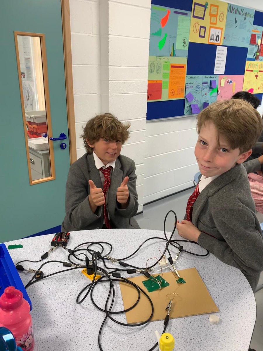 BGS_ScienceDpt's tweet photo. Year 6 were buzzing after making their own steady hand game with electrical circuits in Science https://t.co/GzUGPZ9Ryn