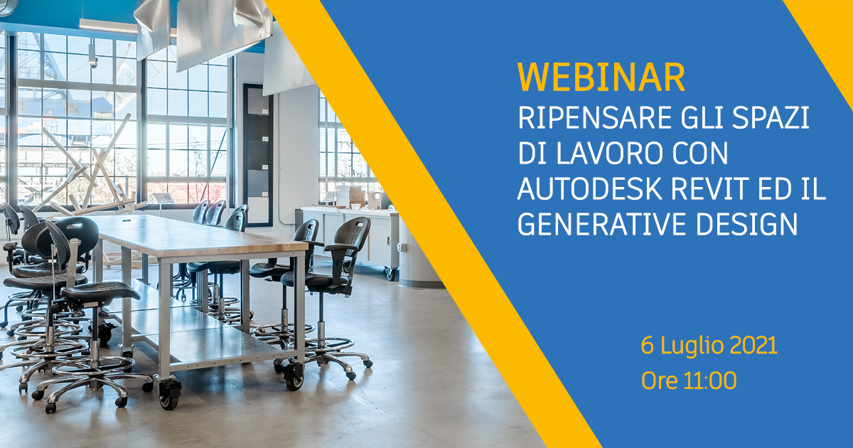 Revit offre nuovi strumenti per usare il Generative Design: il 6 luglio guarda come applicarli all'arredo di un ufficio, e scopri il corso gratuito offerto da Autodesk...  gisinfrastrutture.it/2021/06/autode… #Revit #GenerativeDesign #ImparaGuardando #Webinar #NKE
