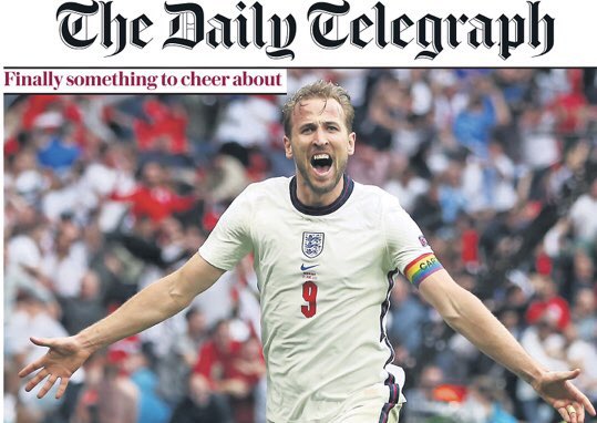RAHEEM STERLING - SAY HIS NAME. 

It says everything that his face isn’t splashed across British papers this morning except for one.  The majority chose to put ONE face - a White one. Why is that?  This is how history is rewritten before our eyes

#EnglandvGermany #ENGvsGER #ENG