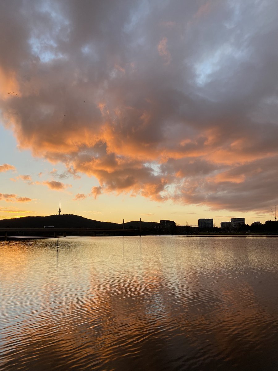 Golden hour looks good on you, <a href="/visitcanberra/">VisitCanberra</a>