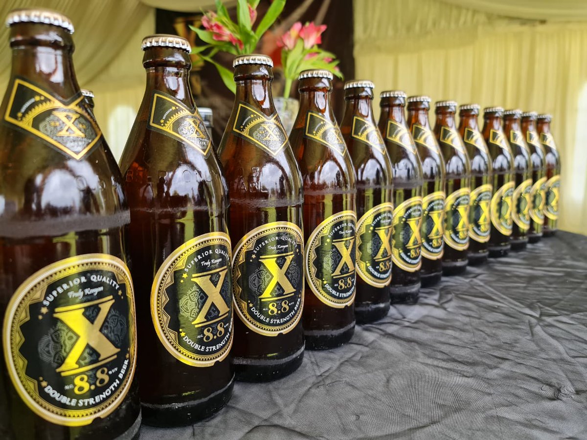 TabithaKaranja's tweet photo. Proud to announce the arrival of Brand X! X is a Better brewed Double strength beer. It is a Truly Kenyan beer, built around a theme of better times. Our chosen tagline is "Great Tasting, Easy Drinking". Try one. The quality and richness is 
unmatched in the present market. https://t.co/cmhigsOOAN