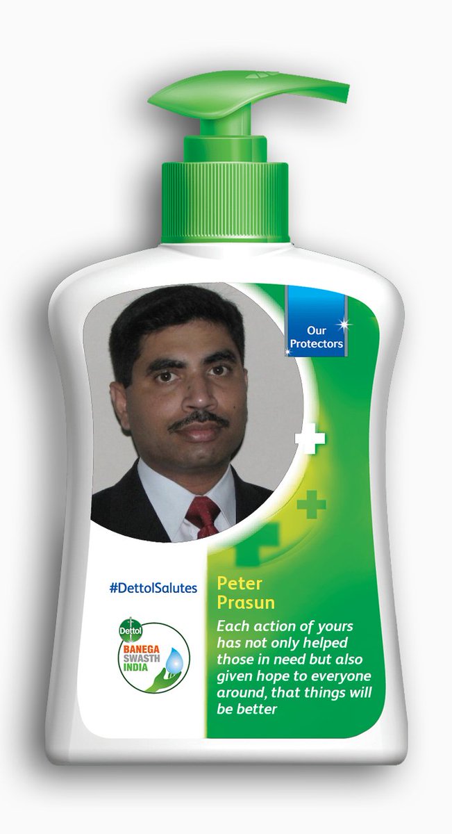 prasunpeter's tweet photo. Thank You Dettol ... humbled !

Every effort counts .... #DettolSalutes https://t.co/Gj9PO6Ko2D