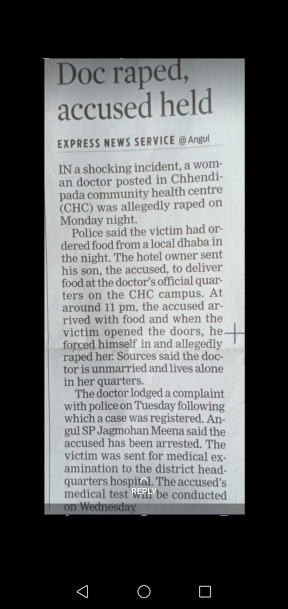 NancyJena1's tweet photo. Can't believe my eyes! Pathetic!
Hang the rapist!
@CMO_Odisha
@narendramodi
@AprajitaSarangi
@dpradhanbjp https://t.co/k5KpdDeBnN