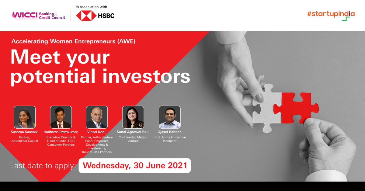 Investors, investor mindset &amp; investor ecosystem are critical in driving growth in any business. Meet your potential investors - at Accelerating Women Entrepreneurs (AWE) program. Apply for the Accelerating Women Entrepreneurs program now! Link: lnkd.in/g8Mu4DW