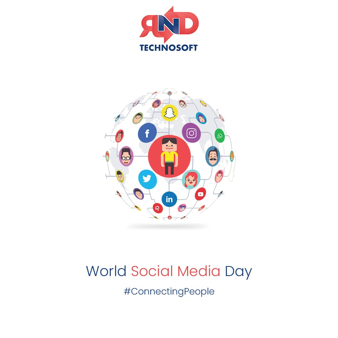 rndtechnosoft's tweet image. Social media has redefined how people interact, communicate, and share with family, friends, and the world.
Social media makes it possible to stay connected and informed about those important people in our lives.
And RnD Technosoft wishes you all Happy Social Media...