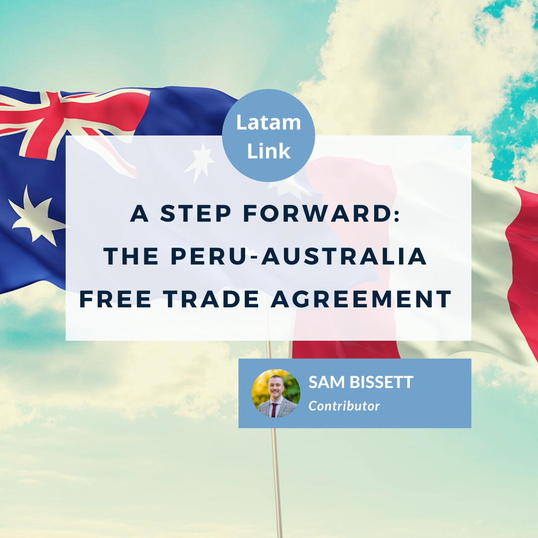 In 2020, the Perú-Australia Free Trade Agreement (PAFTA) came into effect and became the second FTA between Australia and a Latin American country. How does this agreement impact relations between both regions?

Read the full blog post by <a href="/SamBissett/">Sam Bissett</a>  ➡australialatam.com/latam-link-art…