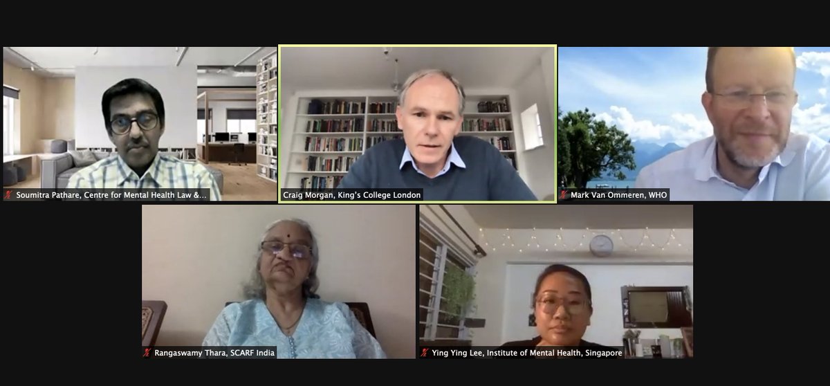 (1/3) Launch of @TheLancetPsych Global Commission on Psychoses gives me hope! Loved the introduction session &amp; eagerly looking forward to the output &amp; report of the commission. @MorganC_IoPPN <a href="/netshrink/">Soumitra 🌻 সৌমিত্র சௌமித்ரா سومترہ</a> <a href="/SRFmentalhealth/">SCARF (India)</a> <a href="/CMHLPIndia/">Centre for Mental Health Law & Policy, ILS, Pune</a> <a href="/WHO/">World Health Organization (WHO)</a> #MHforAll