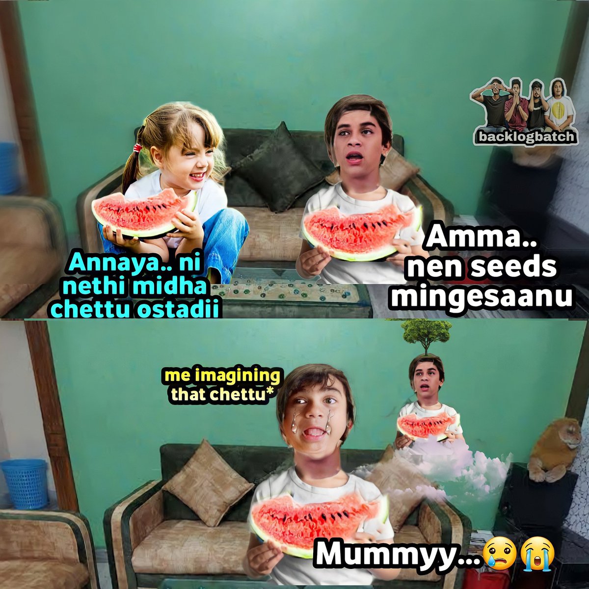 backlogbatch_'s tweet photo. Mi intlo em cheppevaalu?
#dailymemes_bbw #backlogbatch #backlogbatchwings #brahmanandam
#telugucomedymemes #telugufunnyvideos #telugutrolls #hyderabad #vizag #instagram #90skid #wirally #thugsofknrofficial #templateskiadda #twittermemes #twitter #childhoodmemories https://t.co/0Bz4VqPqDR