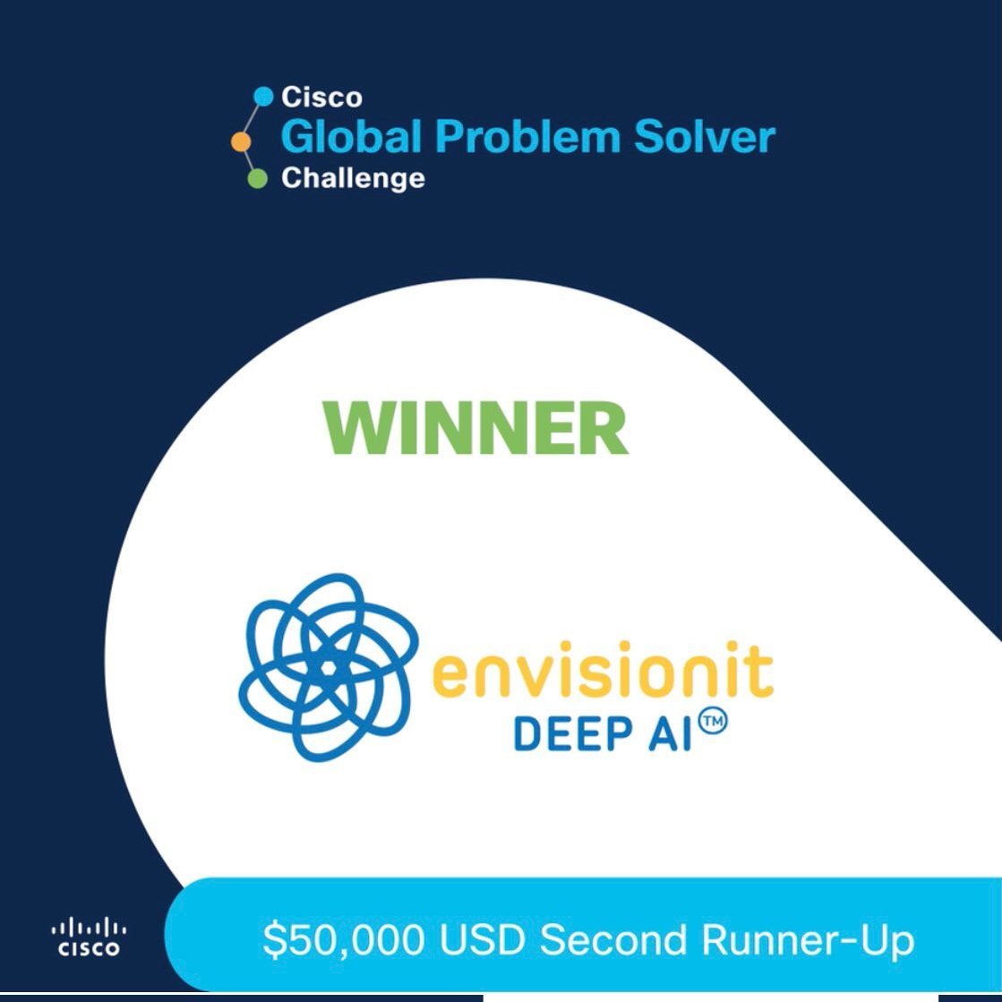 EDAI_Ltd's tweet image. What an incredible honour to be chosen as one of the winners for the @Cisco #GlobalProblemSolverChallenge 2021! Thank you @CiscoChallenge for making it possible and to our incredible team behind the scenes for their tireless efforts 🙏🏾 Celebrations all round yesterday 🥳🎉🥂