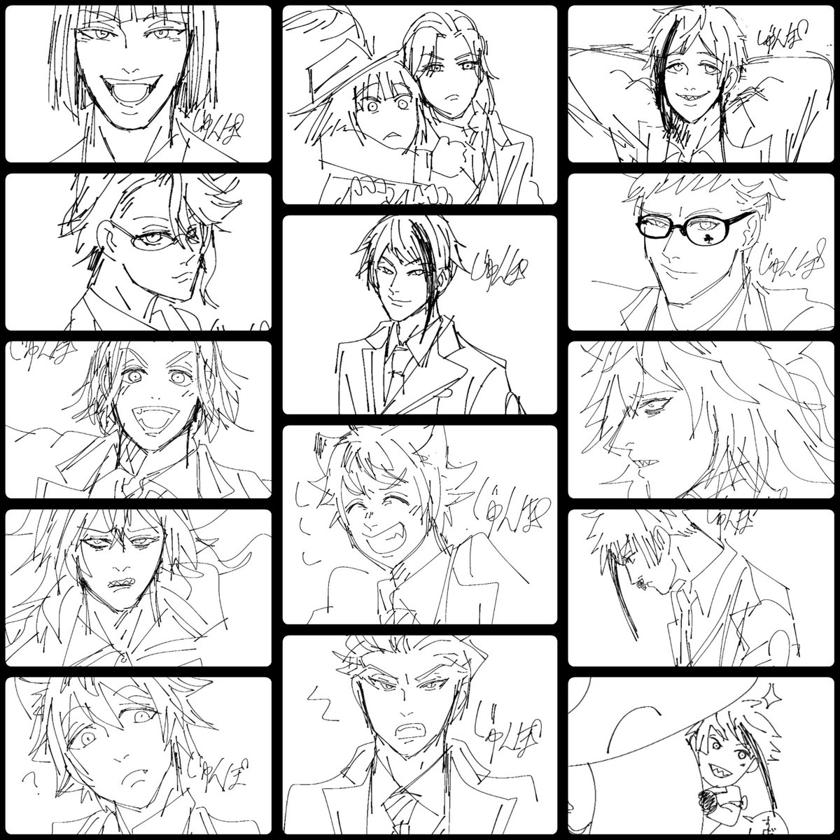 #今月描いた絵を晒そう

多すぎて自分でビックリしてる
80枚ぐらい描いてるw 