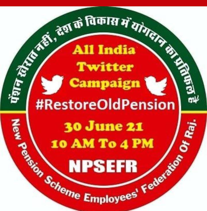 maheshkumar2981's tweet photo. #RestoreOldPension
 #NPS_QUIT_INDIA https://t.co/1JyqSDivpn