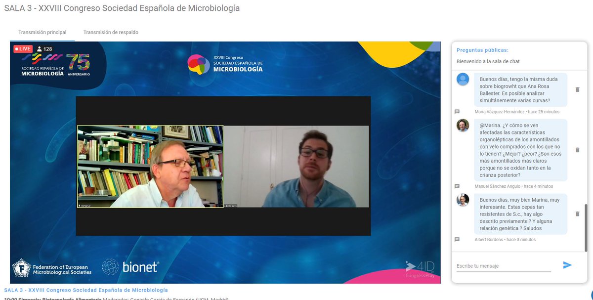 4idScience's tweet photo. ¡Tercer día del XXVIII Congreso Nacional de Microbiología! @SEMicrobiologia 

¿Necesitas organizar tu congreso virtual?, contáctanos para poder guiarte en todo el camino. 

#4IDScience #4IDCongressPlay #Congresosvirtuales #España #Congresosmundiales https://t.co/tM02Jt5G2I