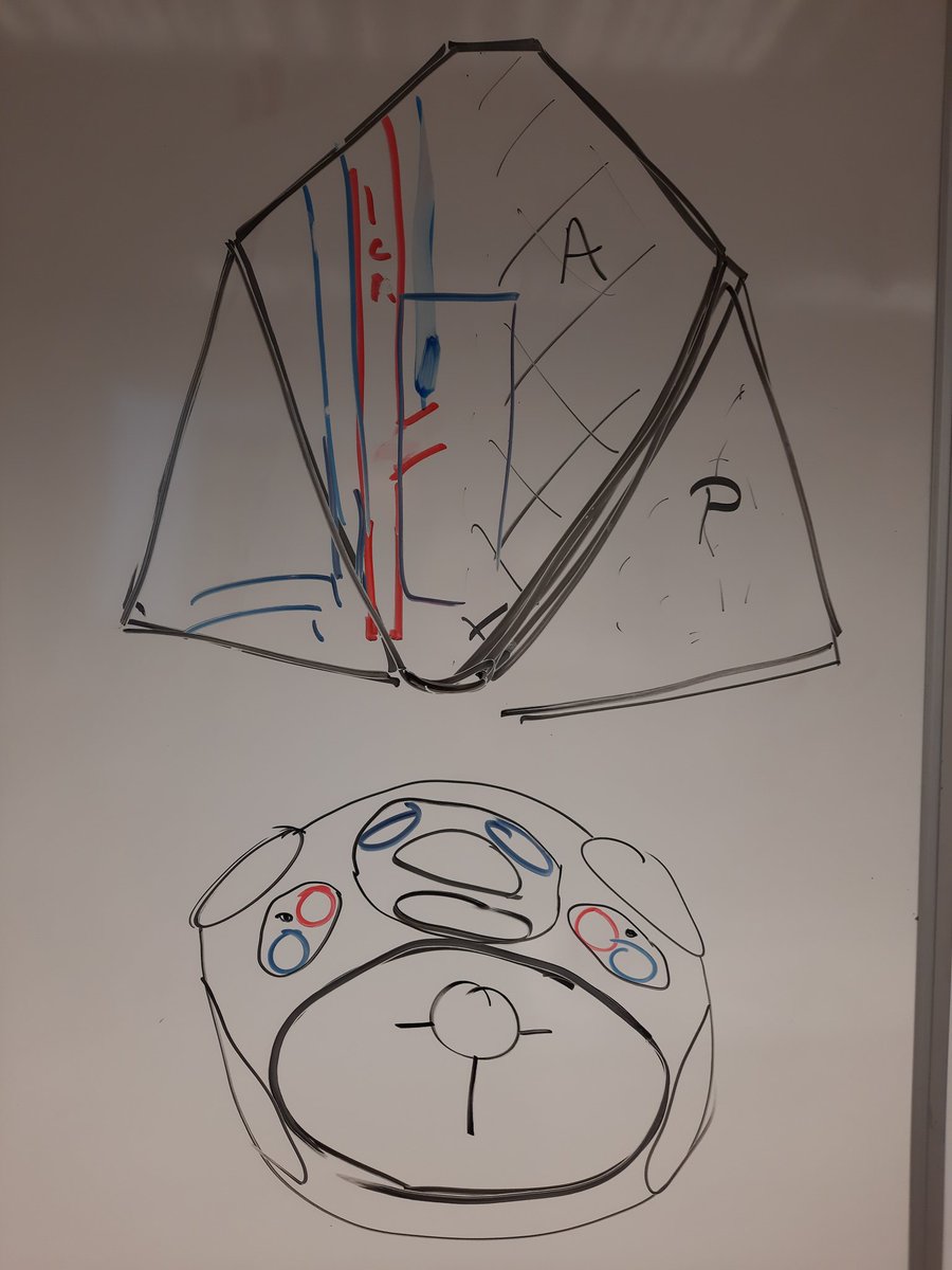 Uea_Anatomy's tweet photo. Anatomy conference round 2! Richard's drawings of the triangles/fascia of the neck #anatomy #revisionconference https://t.co/a2ARhbYgsh