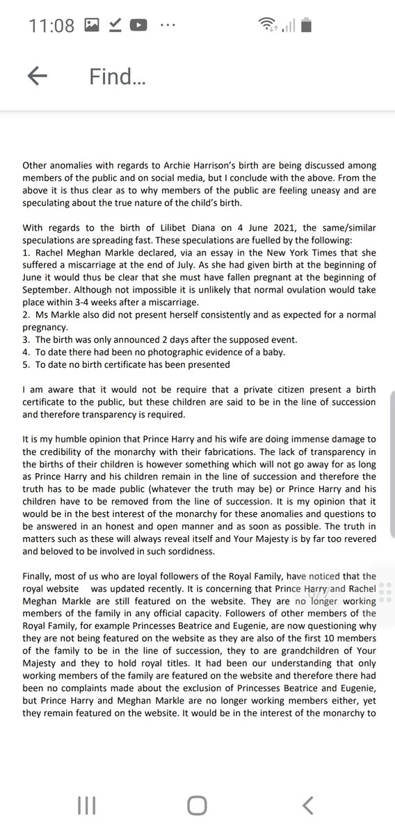 rockdew69's tweet photo. This is the open letter by @UnslvdMystry_ #bookworm2 to HMTQ. Please share.
@RoyalFamily https://t.co/BXLRFSvLp8