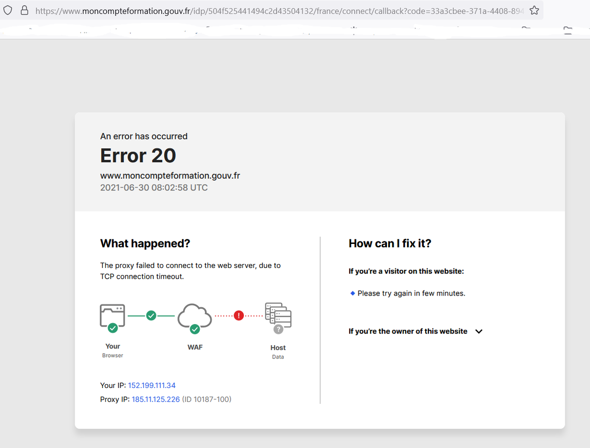 ANTONDenis8's tweet image. Bonjour @Travail_Gouv , une extension de délais est-elle prévue pour saisir nos #DIF sur #MonCompteFormation ? Parce que là c'est juste insupportable, ça dure depuis plusieurs jours, et la moindre opération (connexion, màj de pièce justif', ...) plante. #ServeursEnCarton