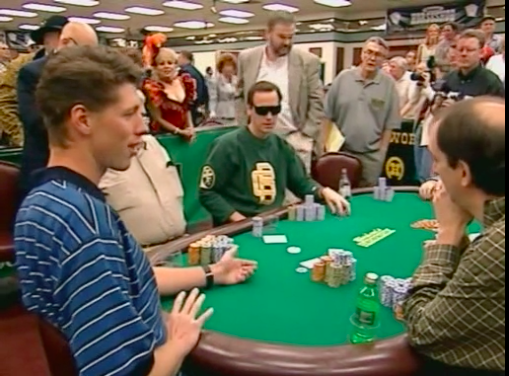 jdterhart's tweet photo. @padraigpoker And yes, it features the infamous A3 hand that @ScurrilousMay so wonderfully described in his thread yesterday. Huck's reaction says it all. https://t.co/WHRLxlhq62