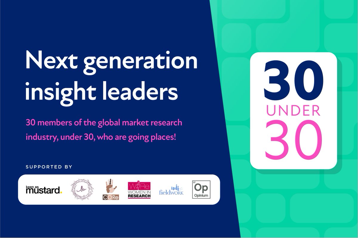 The #SigInsights30under30 List open for nominations. Do you know someone who has what it takes to impress our judges? Or nominate yourself! Made a huge impact in your role, wider research industry, &amp;/or helped to accelerate positive change in the world?

significantinsightsmedia.com/the-significan…