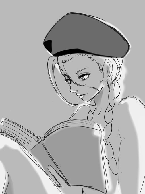 休憩中にキャミィちゃん落書き😃 
