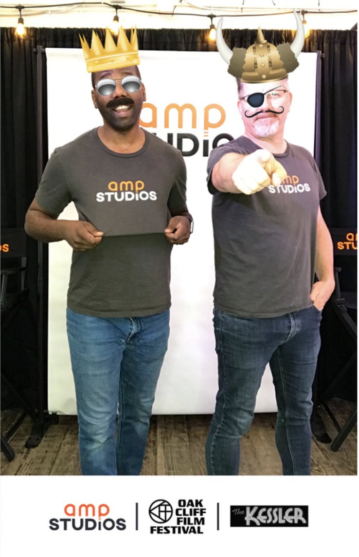 StudiosAtAMP's tweet photo. Our photo booth is back in action. We were thrilled to co-sponsor @filmoakcliff 2021, get to see everyone at the @KesslerTheater, and snap some pics. 

Want to see your photos? Wishing you were there? You can flip through the album here: https://t.co/jObdr34Kcp

 #ocff2021 https://t.co/c7hWkoX9GE
