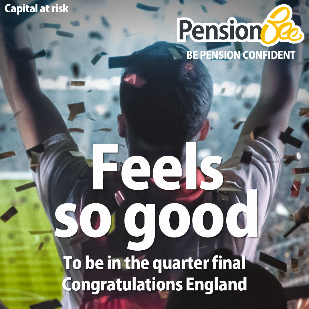 pensionbee's tweet image. #feelssogood #ENG #EURO2020