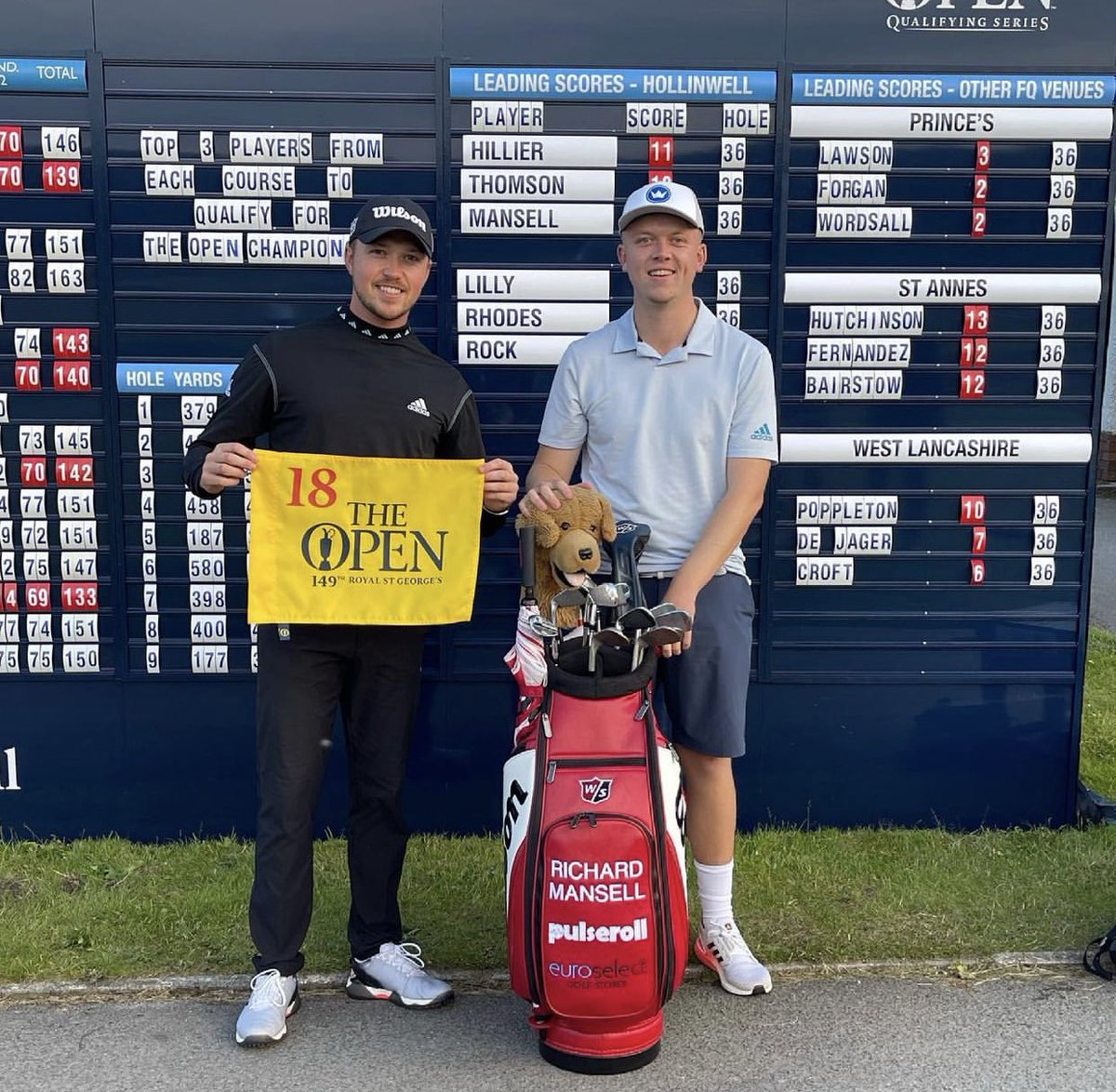 pulserolluk's tweet photo. Congratulations to #pulseroll ambassador @richardmansel14 who yesterday qualified for the @TheOpen!
 
Well done Richard, next stop @RoyalStGeorges1! 

#Golf #TheOpen https://t.co/BD5AIUSawo