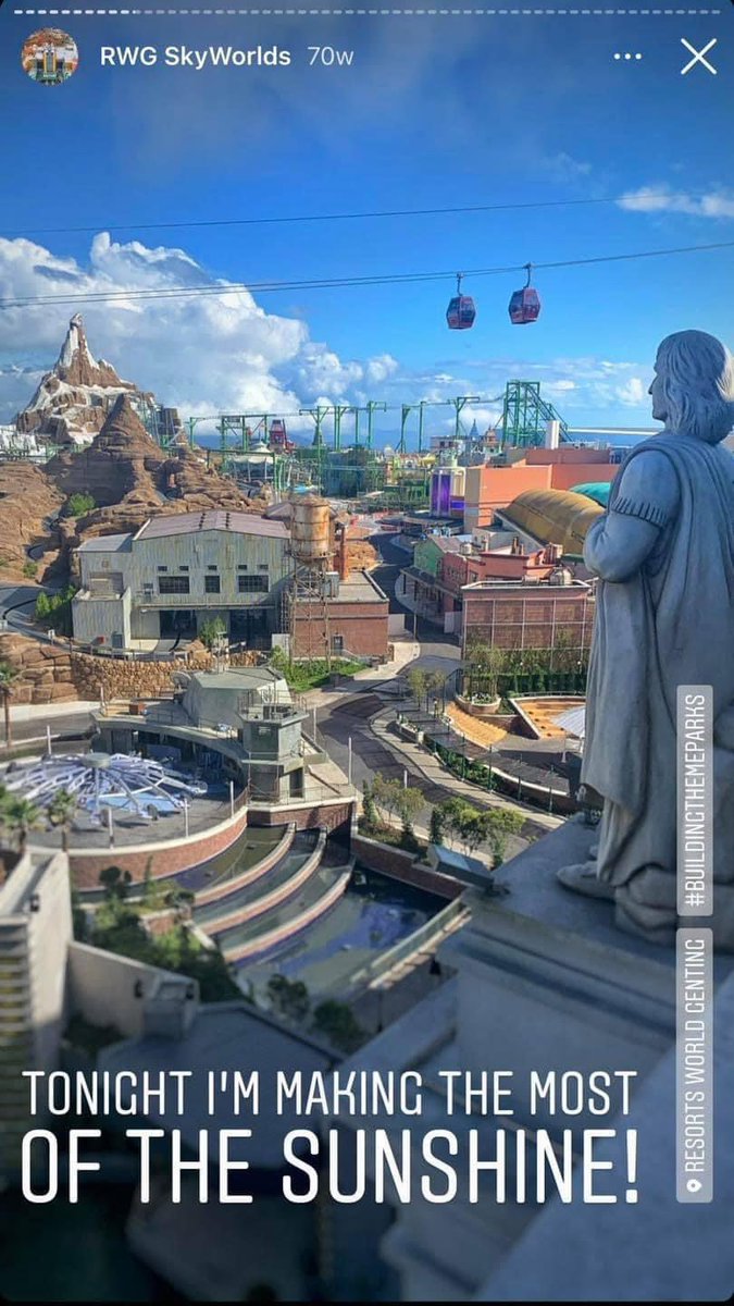 travetopia's tweet photo. Genting SkyWorlds Outdoor Theme Park dan siap guys! 

Habis PKP ni jom kita ke siji. Syok gila! https://t.co/PyvMpPwoYZ