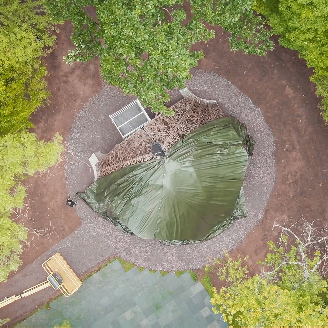 livMatS_UniFR's tweet image. The #livMatS_Pavilion is the first building demonstrator of the Clusters of Excellence #IntCDC @Uni_Stuttgart and #livMatS @UniFreiburg. This #research collaboration has grown over many years, integrating the fields of #biomimetics and architectural #CoDesign.