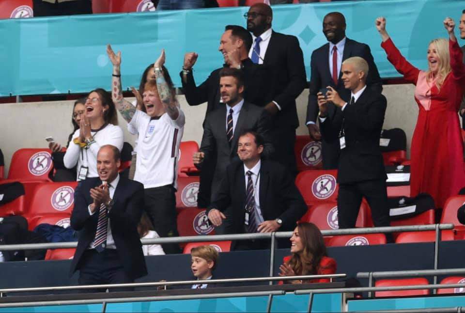 Seaman found in the Royal box, Forden on the bench and Trevor Mcdonald giving an unbiased opinion