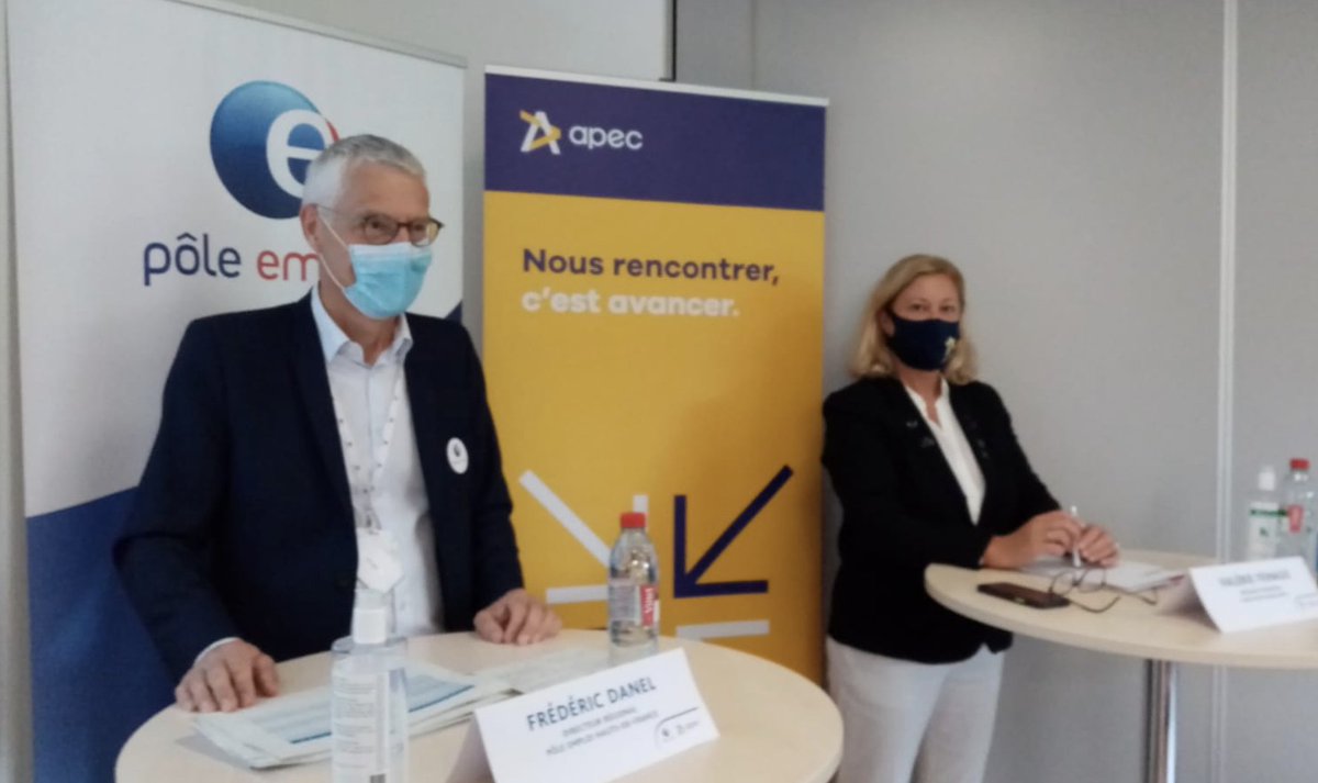 [#TousMobilisés]📅Aujourd'hui, signature d'un partenariat renforcé <a href="/Apec_HDF/">Apec_HDF</a> et @pole_emploi pour l'emploi de cadres❗️

Un objectif : parler d'une seule voix 📢 

Une synergie de #compétences au service du retour à l'emploi des #cadres 🚀

#AvecPôleEmploi