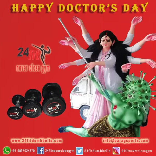 24fitdumbbells's tweet photo. #happydoctorsday #dumbbells #24fit #24fitneverclosegym https://t.co/utxJF39YoC