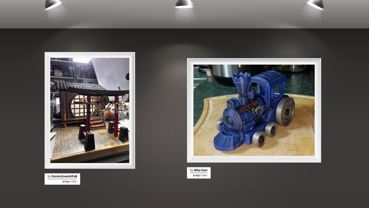 snapmaker's tweet photo. Zoom in to visit #SnapmakerGallery of June! Some of the works are from Snapmaking Contest which didn't win but we still found fascinating. Good job, everyone!π https://t.co/4izRQf1g17