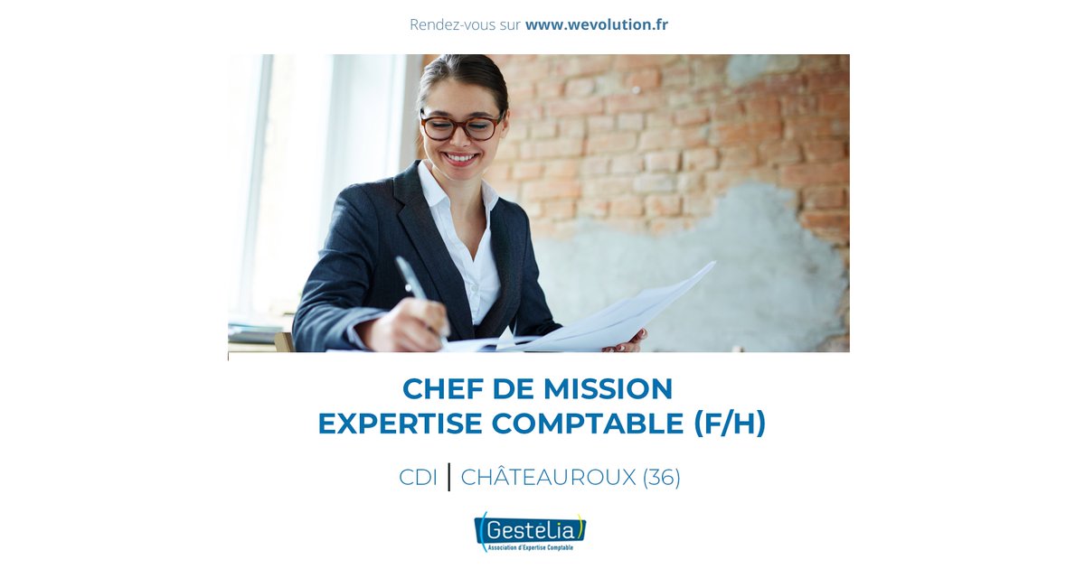 WEvolution20's tweet image. #recrutement | Rejoignez Raphael, Responsable du Bureau de Saint Avertin, sur un poste similaire sur Châteauroux (36) en tant que Chef de mission Expertise Comptable (F/H) au sein de Gestelia.

wevolution.fr/chef-mission-e…

#marqueemployeur #recrutement #job #comptabilité