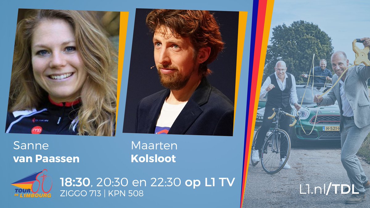 We trekken met de karavaan naar <a href="/Gemeente_Beesel/">Gemeente Beesel</a>  op de markt! 18.30 uur live bij #L1 #TDF2021 

<a href="/sannevanpaassen/">Sanne van Paassen</a> <a href="/MaartenKolsloot/">Maarten Kolsloot</a> @gertjakobs64 

digitale tv: Ziggo kanaal 713 en KPN kanaal 508.
l1.nl/tour-de-l1mbou…